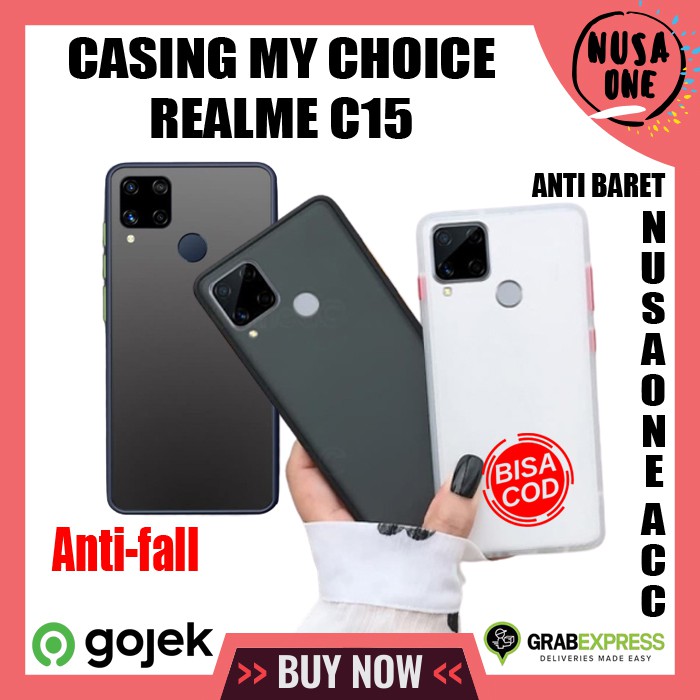 BUMPE CASE HARD CASE HP REALME C15 CASING SOFTCASE HP REALME C15 KESING SOFT CASE HP REALME C15