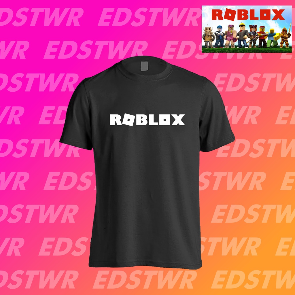 BAJU KAOS ROBLOX T-SHIRT 100% COTTON KATUN COMBED 30S 100% / Baju Kaos Laki Laki Dewasa / Baju Distr