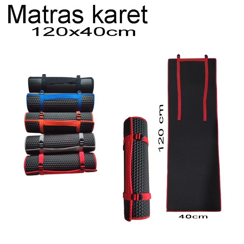 matras karet alas camping 40x120cm matras