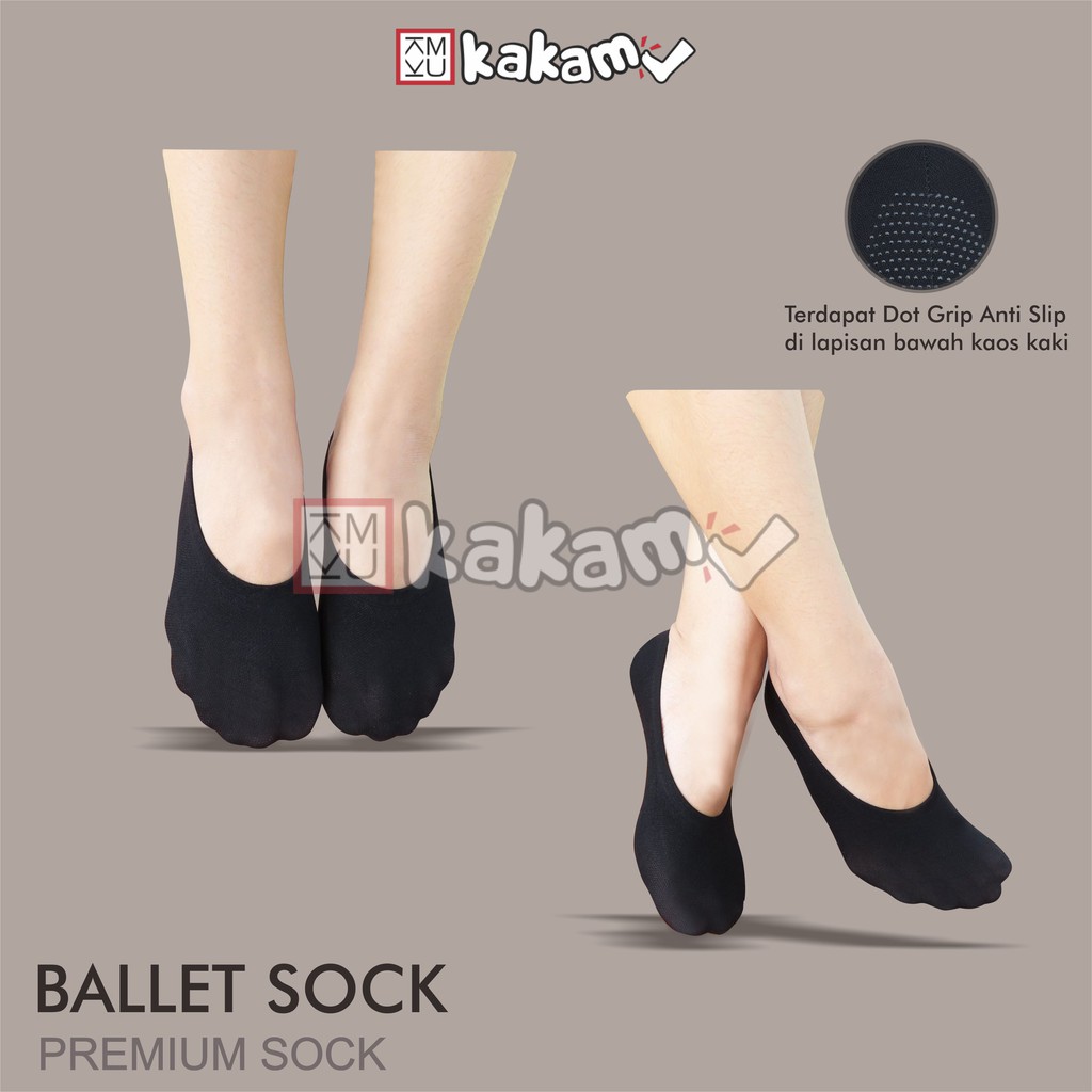 Kakamu Kaos Kaki Balet Stocking Polos / Invisible Socks