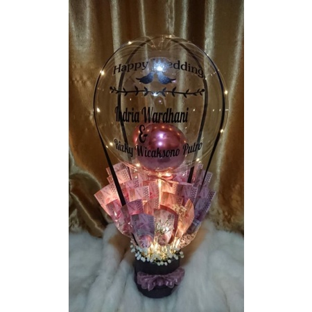 Bucket Ballon | Buket balon uang mainan | Bouquet Ballons | Hampers