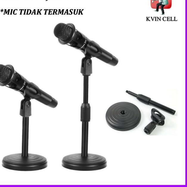 Recomend STAND MIC MICROPHONE MEJA PENDEK PANJANG CONDENSER BERDIRI HOLDER MIC PODIUM VIDEO HD 26 HD