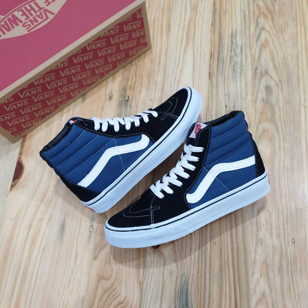 vans sk8 navy blue