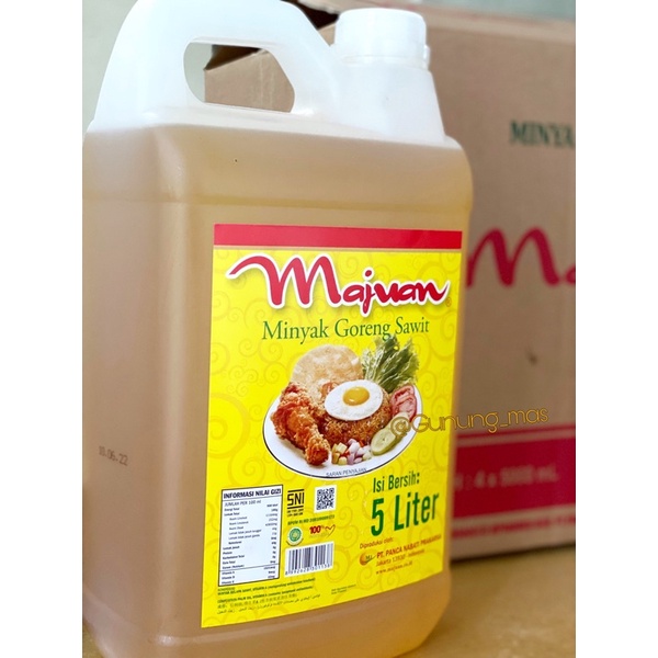 

Minyak Goreng Majuan 5 Liter Jerigen