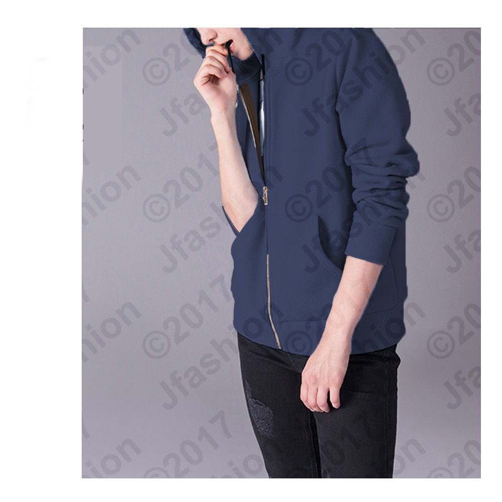 Jacket Wanita Resleting Hoodie - Yullia - JCCollections