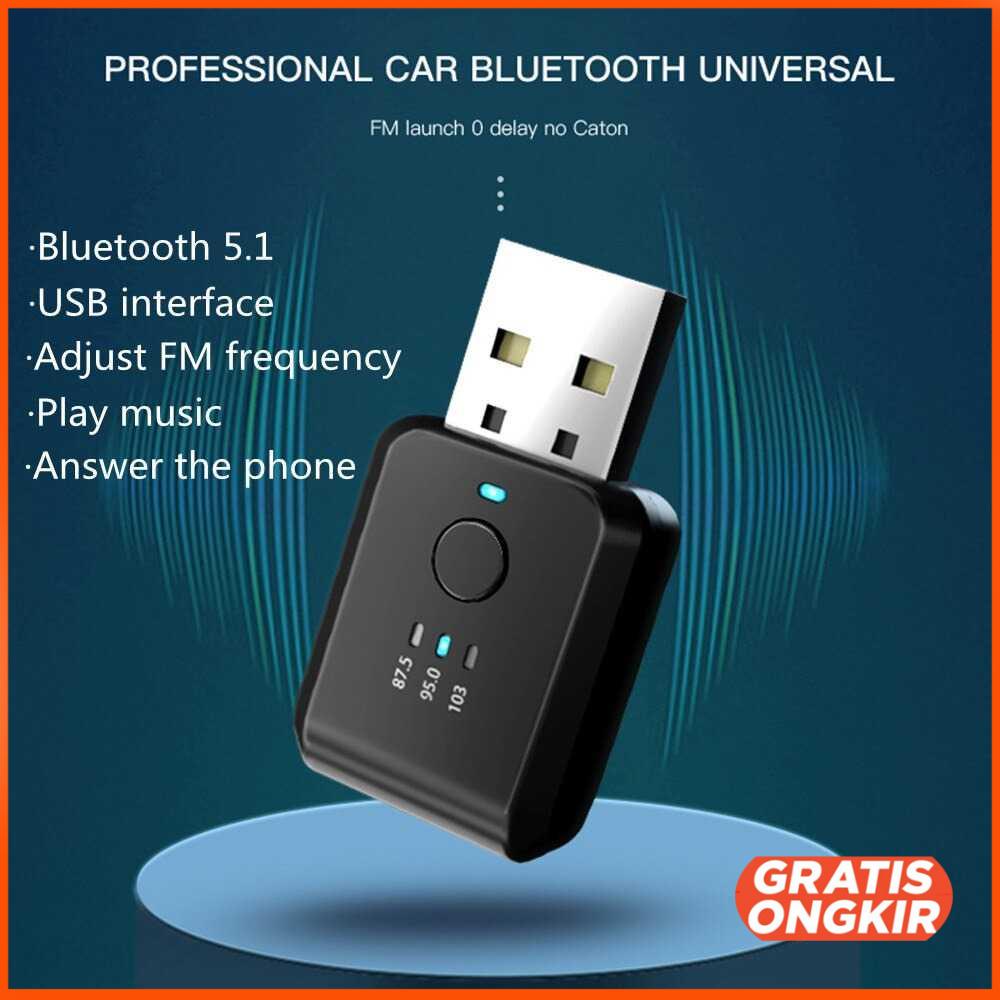 USB Dongle Car Bluetooth 5.1 FM Transmitter Adapter - FM01