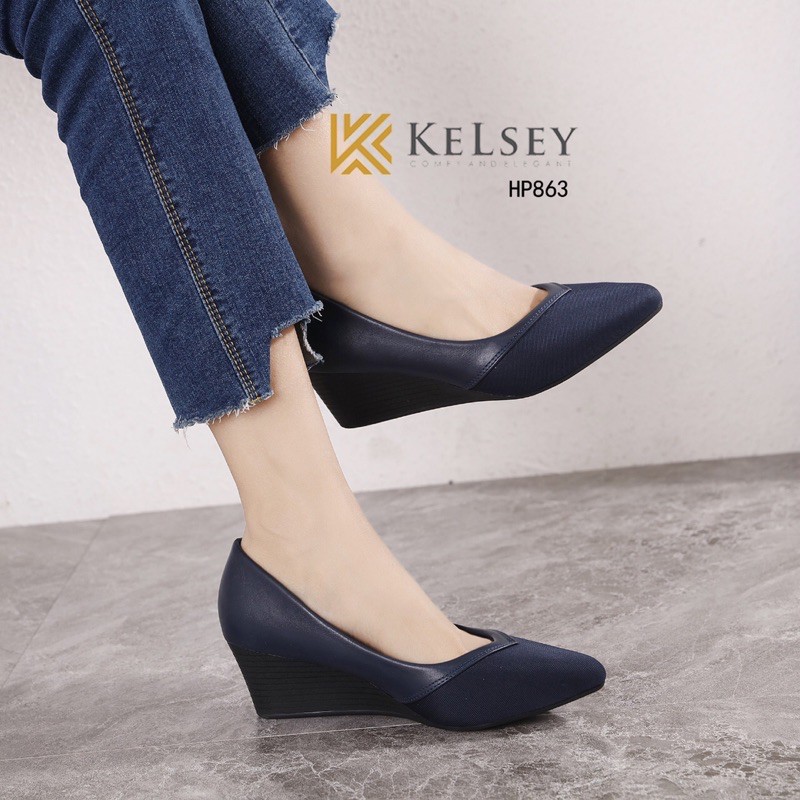 (GRATIS ALAS KAKI) Kelsey Sepatu Heels Wanita HP863 Sepatu Heels Import