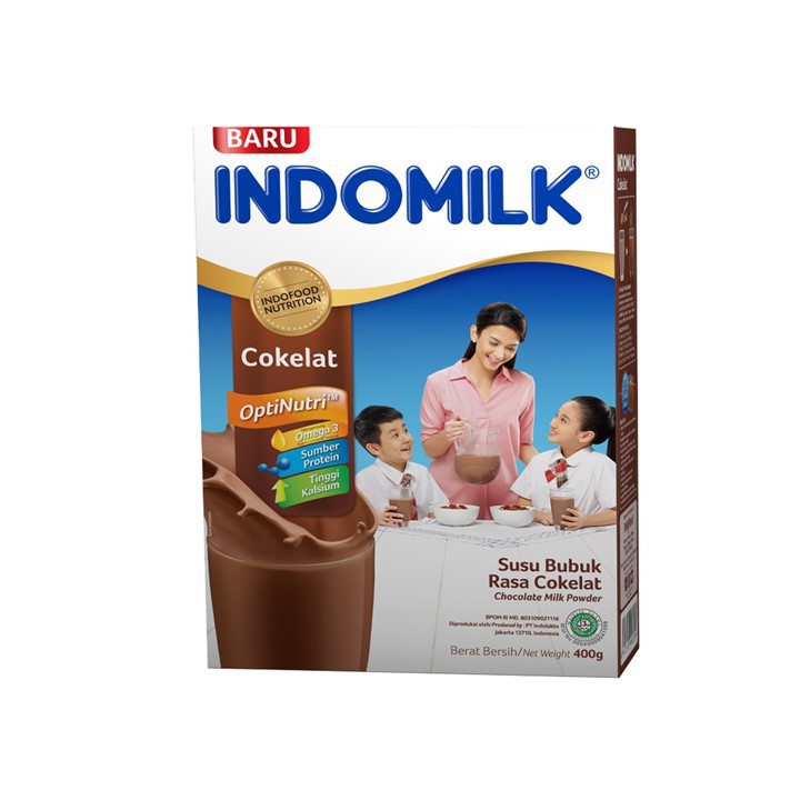 

Indomilk Susu Bubuk Cokelat Coklat 400 Gr Box Defect 400 800
