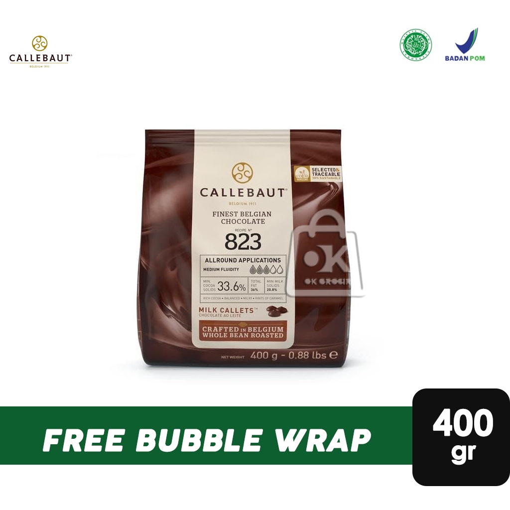 

Callebaut 823 + Ice Gel (400 gr) KHUSUS GOSEND & JNE YES