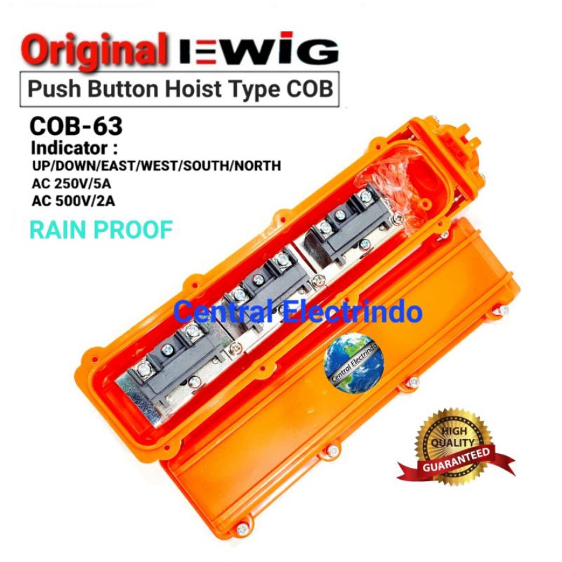 Push Button Hoist 6 Tombol COB-63 EWIG.