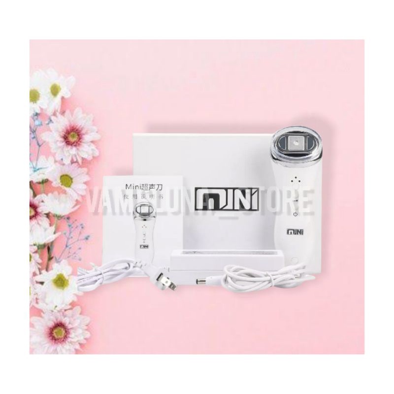 Mini rf hifu alat ultrasound radio frequency rf 2in1 detox anti aging kerut kantung mata