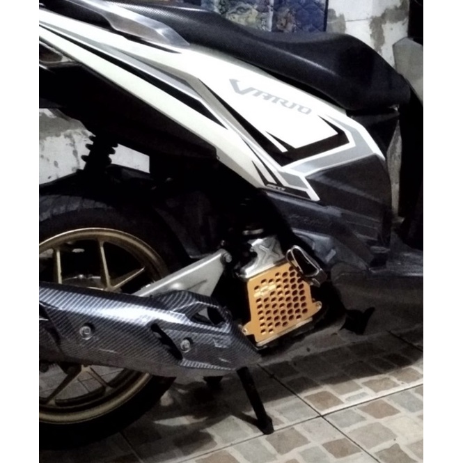 TERMURAH COVER RADIATOR HRC VARIO 125 150 NEW PCX ADV CNC COVER TUTUP RADIATOR VARIO 125 150 PCX