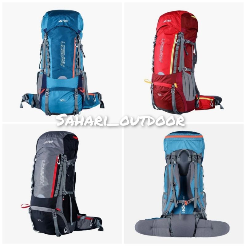 tas gunung carrier Original Arei Amazon 70L dapat coverbag arei outdoorgear