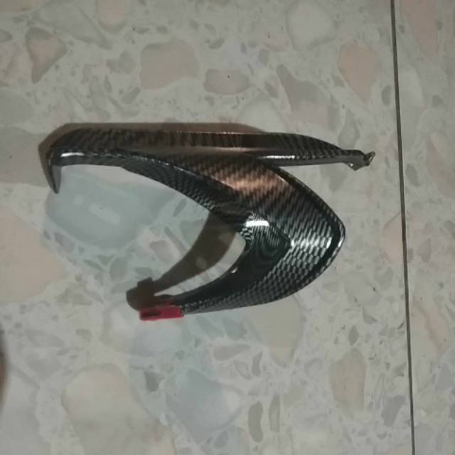 Tempat botol minum sepeda carbon karet merah