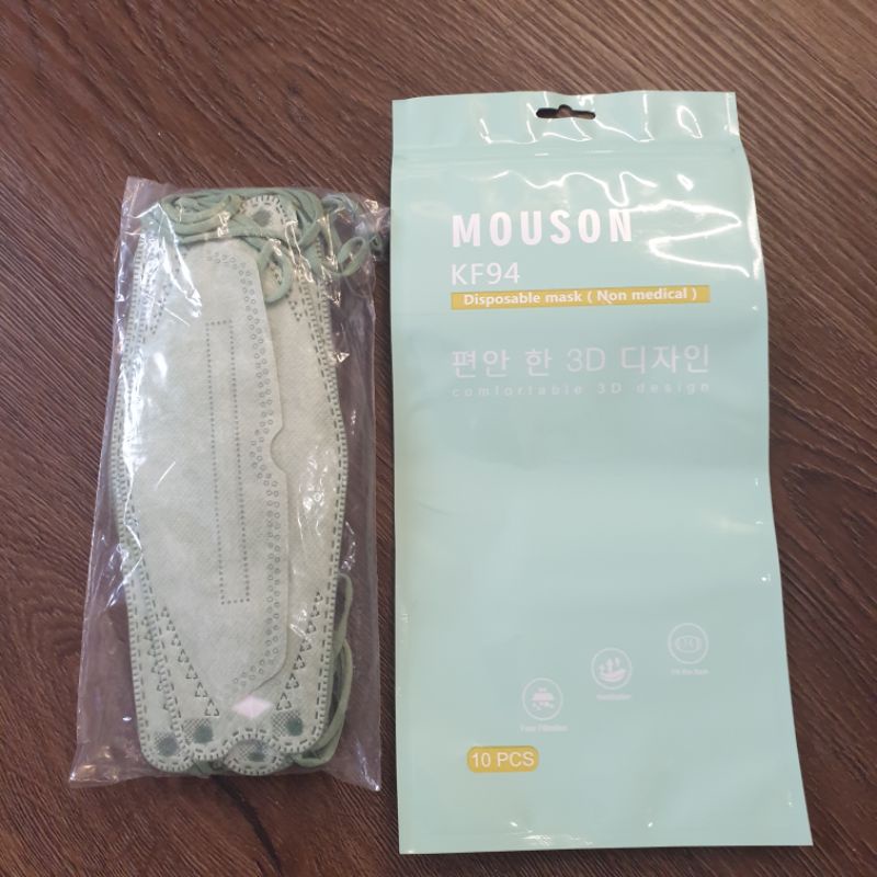Mouson Kf94 10 pcs nude green