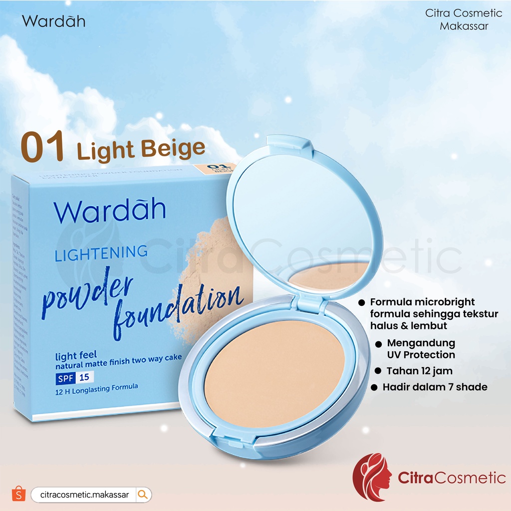 Wardah Lightening Powder Foundation Light Feel