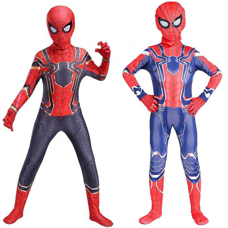 Cosplay cowok Kostum Iron spiderman homecoming far from home anak superhero avengers