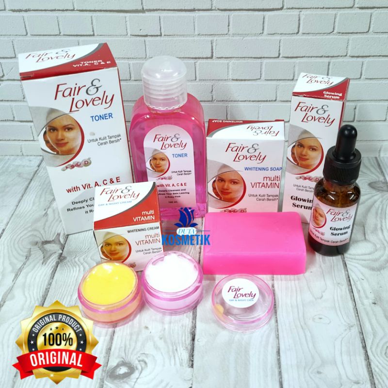 PAKET CREAM FAIR N LOVELY ORIGINAL GLOWING