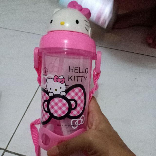 Botol Minum Anak Karakter Hello Kitty Hk Kepala 3d Bottle Drink 400ml Souvenir Ulang Tahun Kado