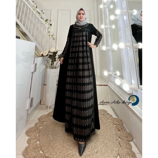 lyodra dress by AURA Aska desain