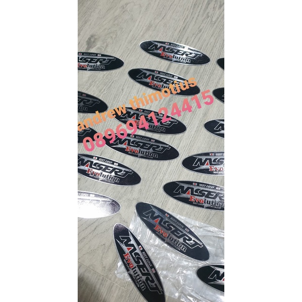 Emblem Knalpot Nassert Beet Japan Kawasaki evolution 1 Original