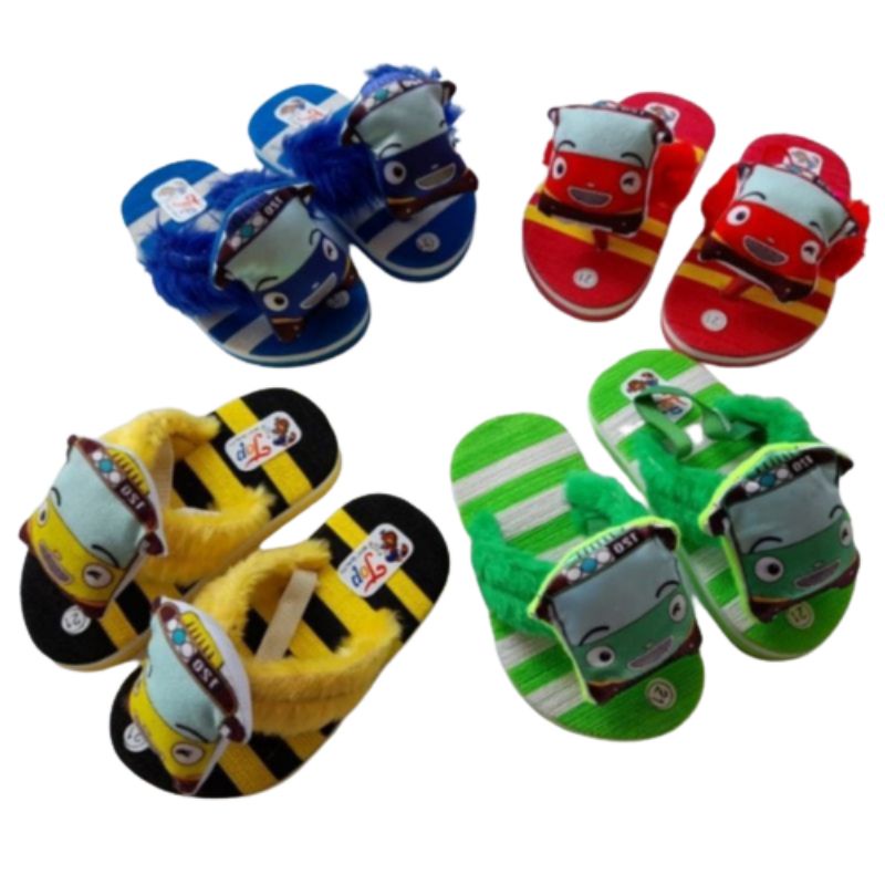 [1-3 TAHUN] Sandal Jepit Anak UNISEX BELANG Sendal anak CEWEK COWOK / SANDAL BABY KIDS BONEKA TAYO / SANDAL PREWALKER BAYI BONEKA TAYO