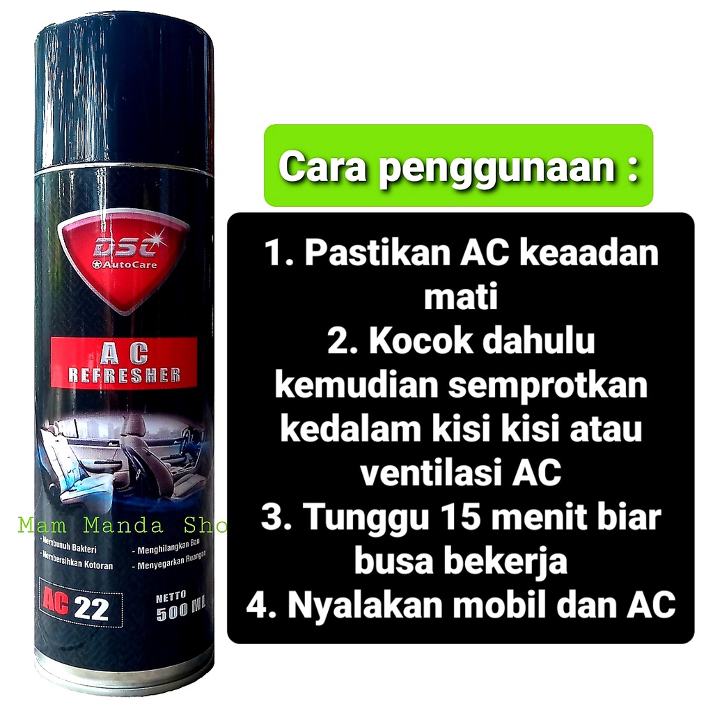 [DSC] AC Refresher 500ml / Pembersih AC Mobil / AC Cleaner / Penyegar AC / AC Ruangan / Foam