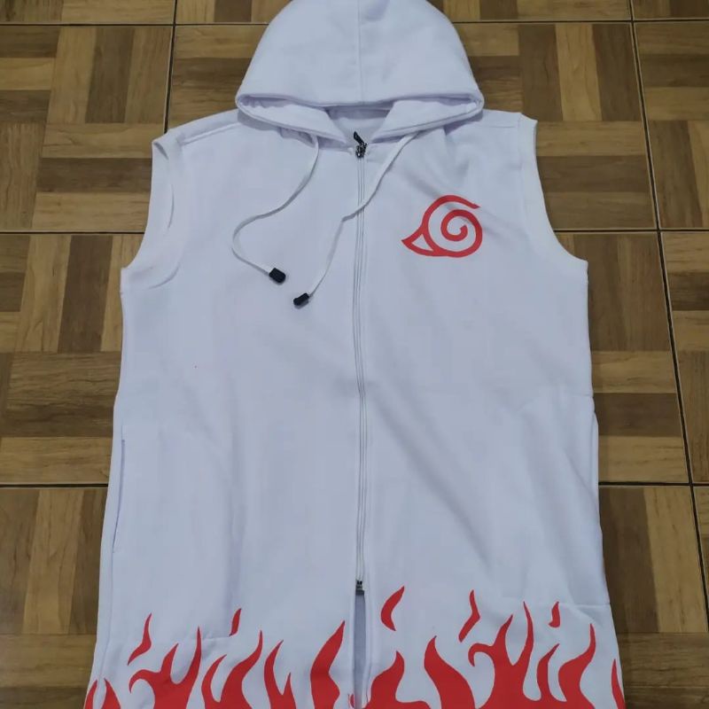 jaket anime naruto hokage yondaime style rompi cosplay