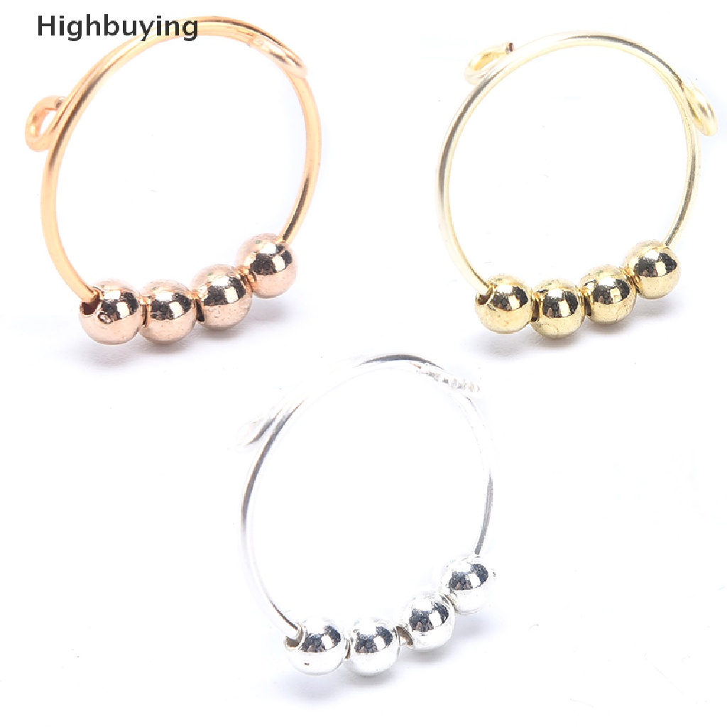 Hbid Cincin Open Ring Adjustable Anti Stress Untuk Pria / Wanita