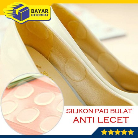 Silikon Pad SAMPING Anti Lecet Sepatu Hak Tinggi (1 SET 2 BIJI) WN74