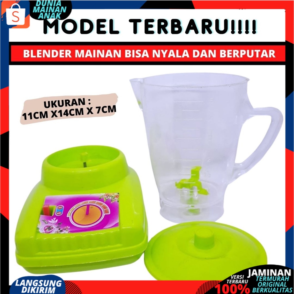 Mainan Anak Perempuan Blender Juicer Bisa Berputar Masak Masakan Edukasi Model Terbaru SNI Murah