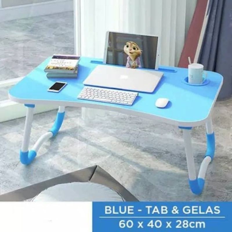 Meja Lipat Belajar - Meja Laptop Serbaguna Portable Foldable Desk