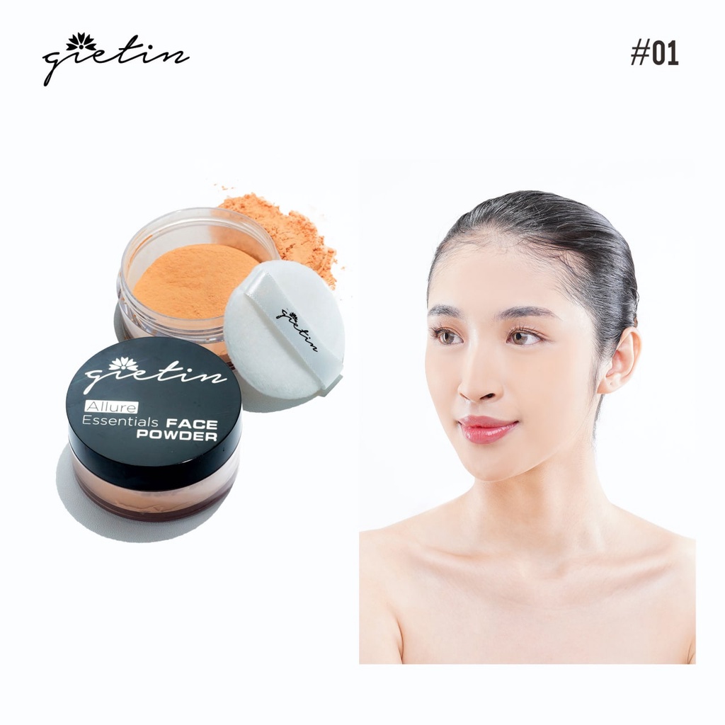 ASK Gietin Allure Essentials Face Powder Loose Powder Bedak Tabur FACE GT06 ORIGINAL BPOM