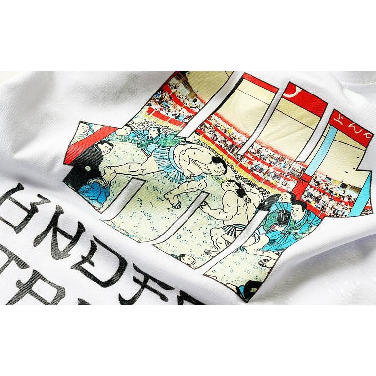 Undefeated T-shirt Japan Limited UKIYOE SUMO Tee Men Women Short Sleeve Letter Print Cotton Shirt