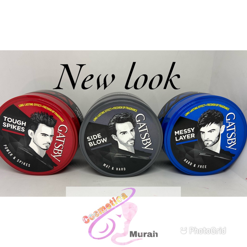 New look [ besar / 75 gr ] gatsby wax - gatsby though british - gatsby spike