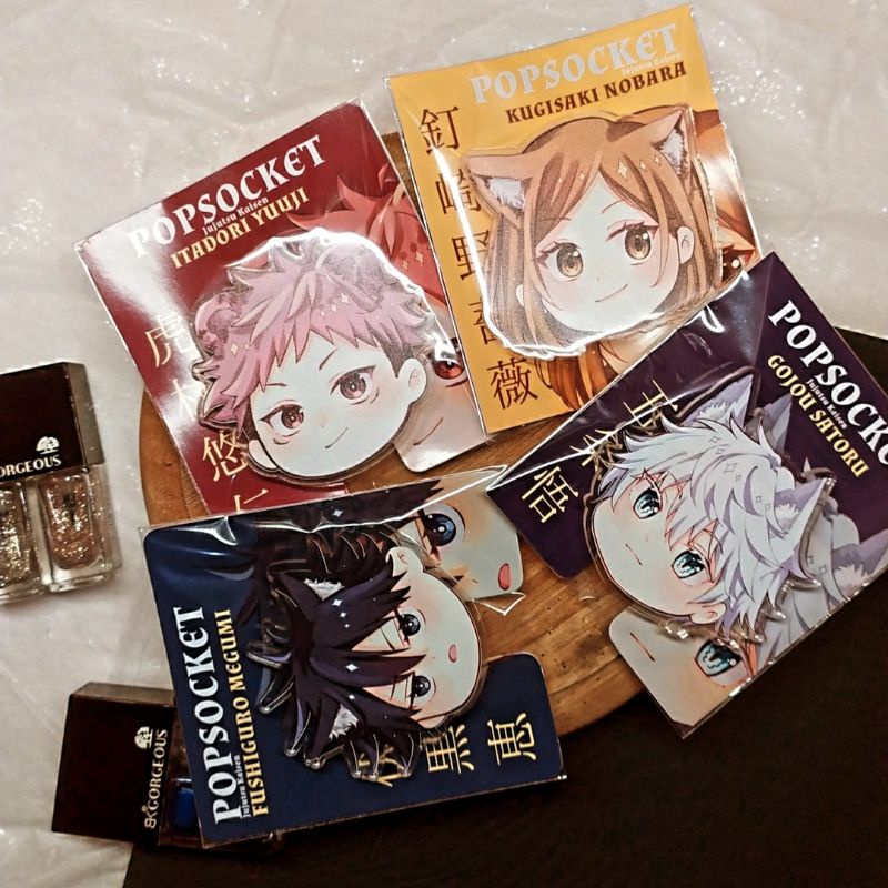 [TOUKA] Popsocket / Griptok Jujutsu Kaisen Holo Fan Merchandise by Toukachii