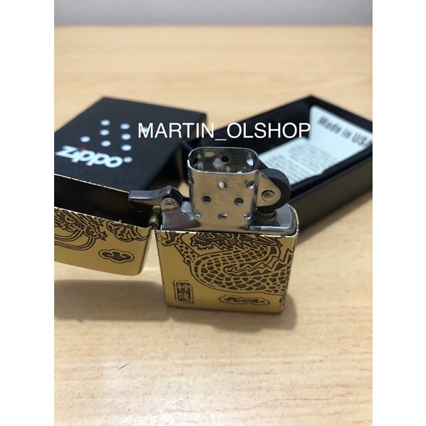 Zippo Motif Grafir Zippo Motif Naga/Dragon full Casing Zippo Premium