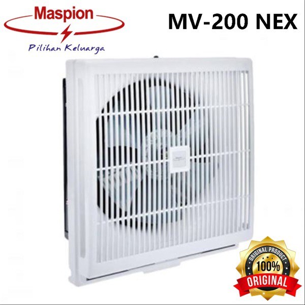 Maspion MV-200 NEX Exhaust Fan Dinding 8&quot; Kipas Hexos Maspion 8 Inch