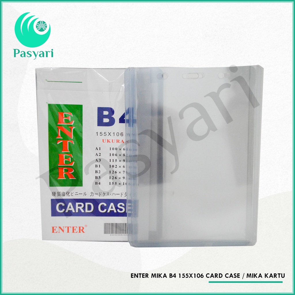 

Enter Mika B4 155x106 Card Case / Mika Kartu