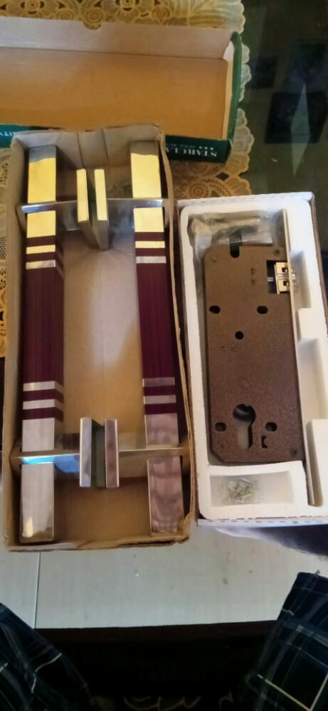 Handle Pintu Rumah Mahoni Tarikan Pintu Maron Gagang Pintu 33 Cm Kunci Pintu Kotak 25mm Spb Minimals