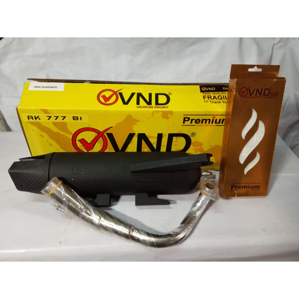 KNALPOT TSUKIGI MATIC BEAT, BEAT FI, SCOOPY VND RACING AK 777