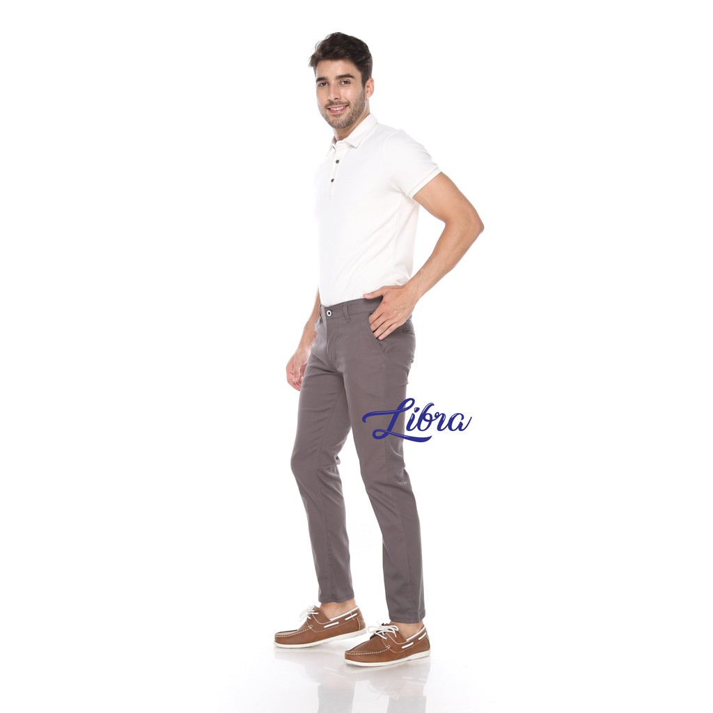  Libra  Celana  Chino  Grey Young Shopee Indonesia