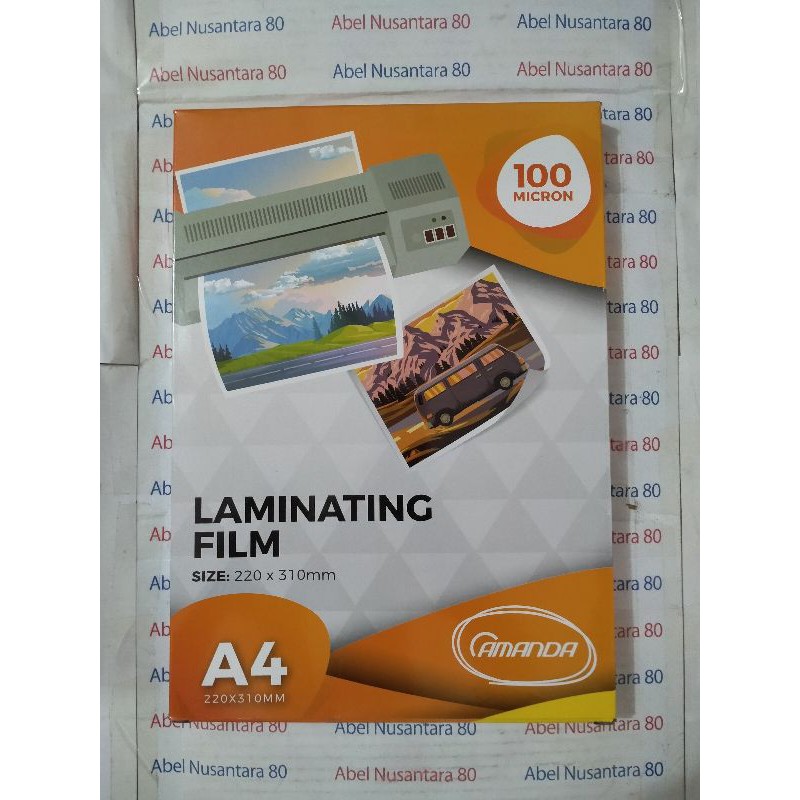 

laminating Plastik A4 Amanda
