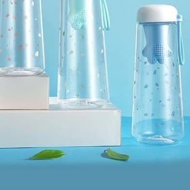 ☑ H264 Botol Minum Paw Cat 550ml Cute Claw Tea Infuser Kucing Lucu Unik / Botol Air Minum Sakura ➣