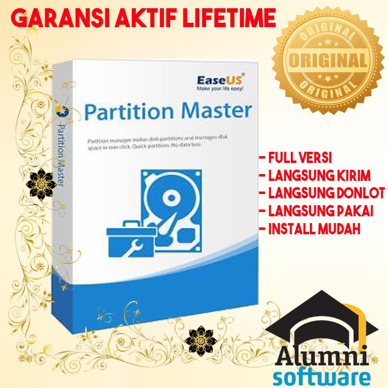 [FULL VERSION] EaseUS Partition Master 16 - GARANSI AKTIVASI