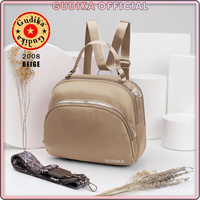 PROMO GUDIKA 2008 | Tas Selempang | Backpack Parasut Wanita Tas Ransel Import Original | Ransel Cewek | Ransel Perempuan | Tas Wanita