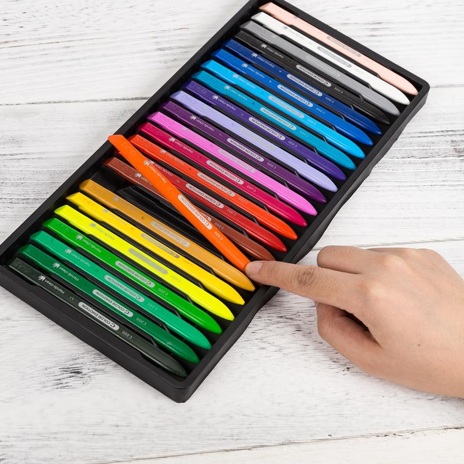 

Stok Banyak DGVDT Deli Krayon Sekolah 24 Warna Cerah Bentuk segitiga ergonomis tidak beracun EC20020