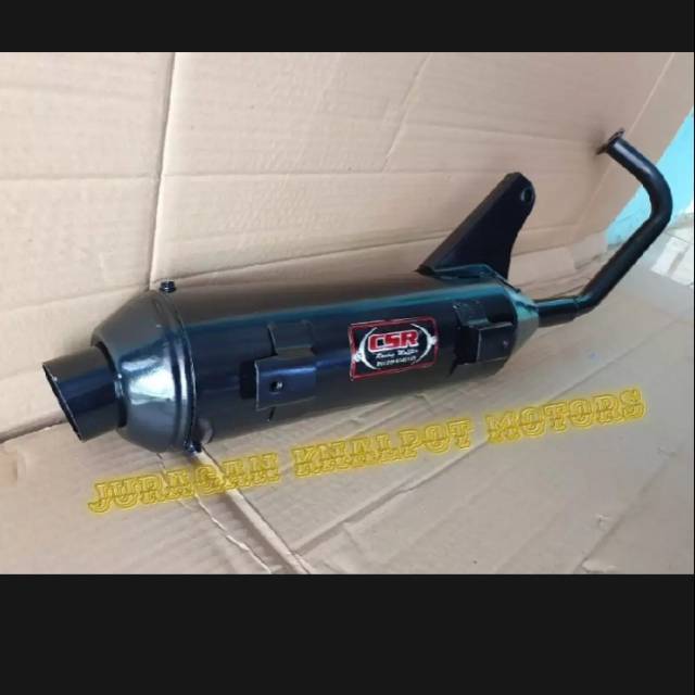 Knalpot racing bobokan yamaha xeon gt 125 xeon rc 125 merk csr racing