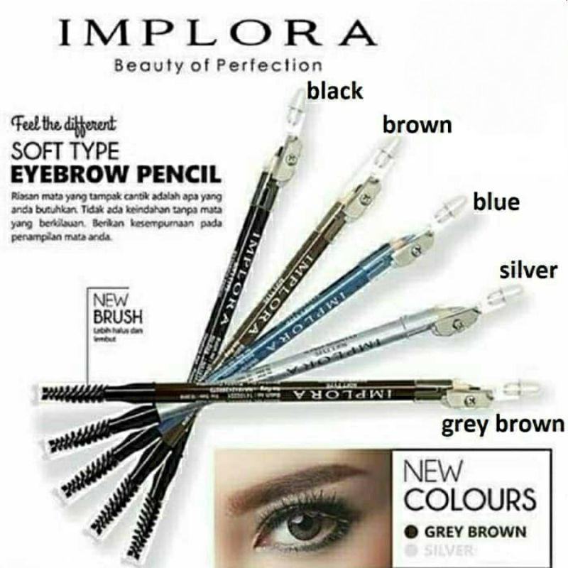 PENSIL ALIS IMPLORA - IMPLORA EYEBROW 2 in 1