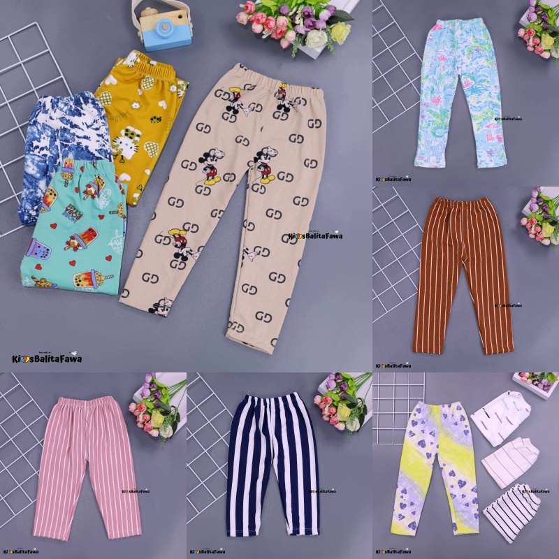 [IMPORT] Legging Nara uk 3-5 Tahun / Leging Motif Anak Perempuan Premium Tebal Celana Ketat Panjang